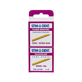 Tandenstokers dun 4 x 40 stuks