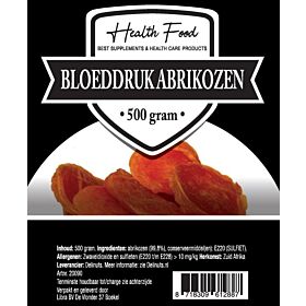 Health Food Bloeddruk Abrikozen 500 gram