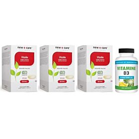 New Care Visolie trio-pak 3x 120 capsules + Gratis Gezonderwinkelen Vitamine D 75mcg 200 capsules