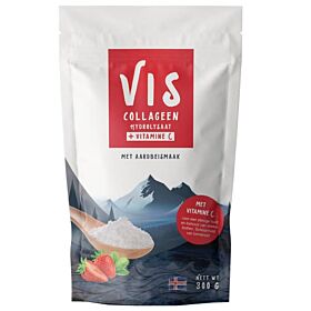 Viscollageen Marine collageen met vitamine C – Aardbeismaak  300 gram
