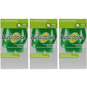 Buscopan 10mg Bij buikkrampen trio-pak 3x 100 tabletten